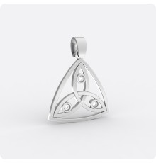 Трикветр с камнями