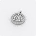  Валькнут в круге из серебра