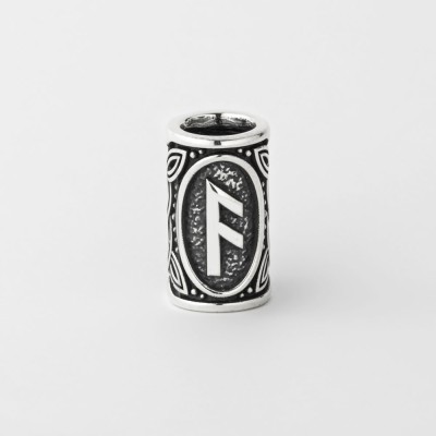 Шарм с руной Ансуз (Ос) из серебра