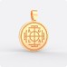 Амулет Колесо Фортуны из золота