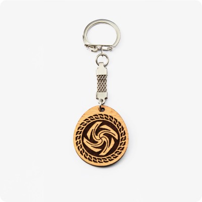 Брелок Вайга из дерева Бука