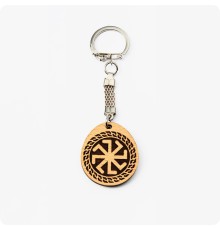 Брелок Колядник из дерева Бука