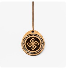 Оберег Сварга из дерева Дуба