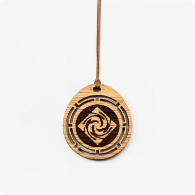 Оберег Знич из дерева Дуба