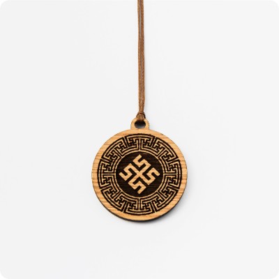 Оберег Боговник из дерева