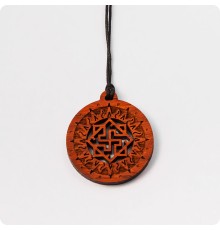 Оберег Валькирия из дерева Падука