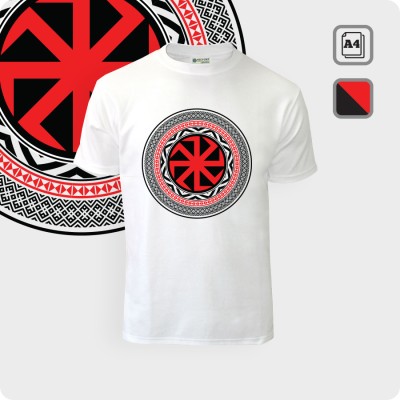 Футболка с Коловратом (Посолонь) - К.1835-01