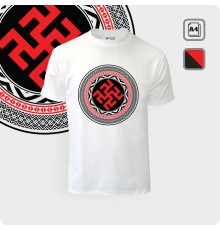 Футболка с оберегом Одолень трава - К.1848-01