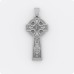 Кельтский крест из серебра (ks-216)