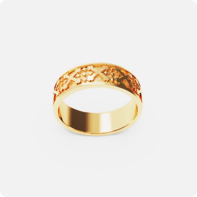 Кольцо Крест Мары (Марены) из золота