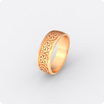 Кольцо Цветок Жизни из золота