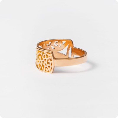 Кольцо Цветение из золота