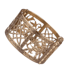 Браслет русальный Звезда Руси (Квадрат Сварога) из латуни