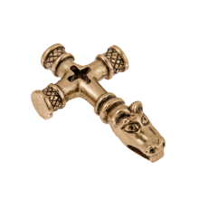 Молот-Крест Исландия из латуни