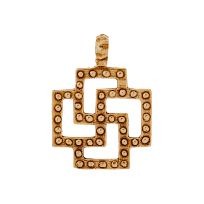 Домонгольский Коловрат из латуни