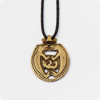 Оберег семейного благополучия из латуни