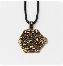 Подвеска Черниговская из латуни