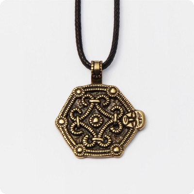 Подвеска Черниговская из латуни