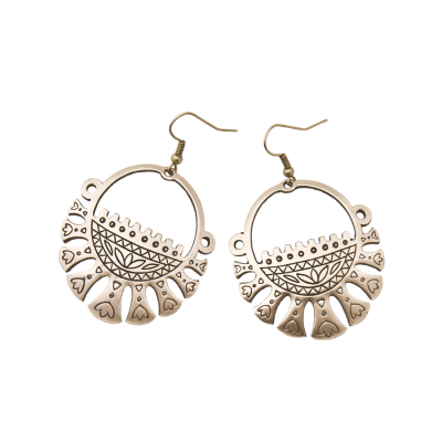 Серьги Вятичей из Латуни