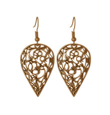 Серьги Щит из Латуни