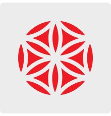 Наклейка Цветок Жизни (Цветок Афродиты) без круга