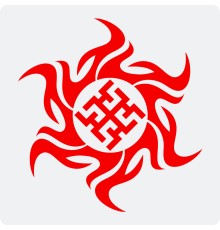 Наклейка с Оберегом Духобор