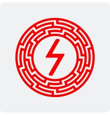 Наклейка руна Соул (Сол, Согил) в Солнцевороте