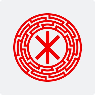 Наклейка руна Хаар (руна удачи и успехов) в Солнцевороте