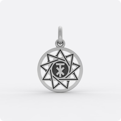 Чертог Лося (малый) из серебра