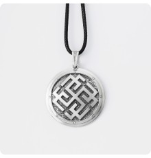 Оберег Родимич из серебра в Два уровня