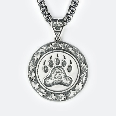 Оберег Медвежья лапа - символ Велеса (Волоса) и Медвежья морда