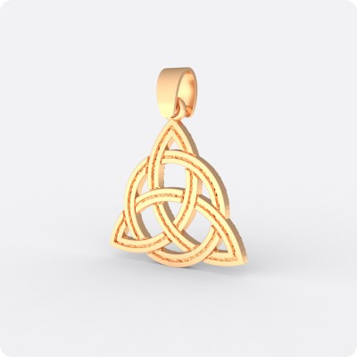 Оберег Триглав из золота