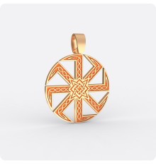 Коловрат со Звездой Руси из золота