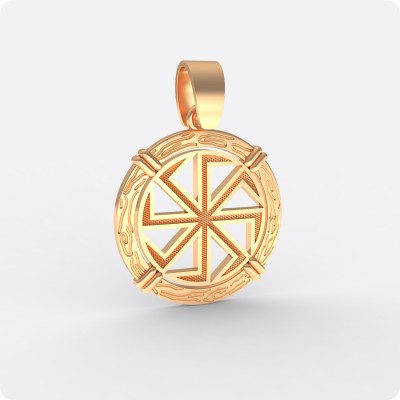 Оберег Коловрат (золото)
