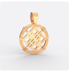 Оберег из золота Макошь (Символ Макоши)