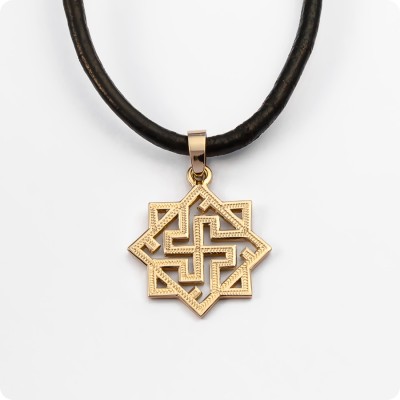 Оберег Валькирия из золота