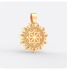 Оберег Молвинец из золота в Ярило