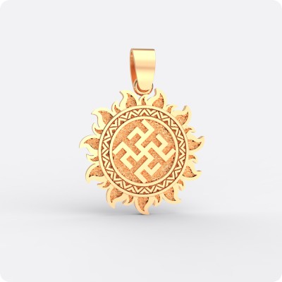 Оберег Одолень трава из золота в Ярило