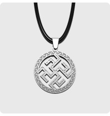 Оберег Одолень трава из серебра (Калинов мост)