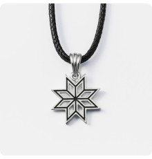 Оберег Алатырь из серебра (малый)