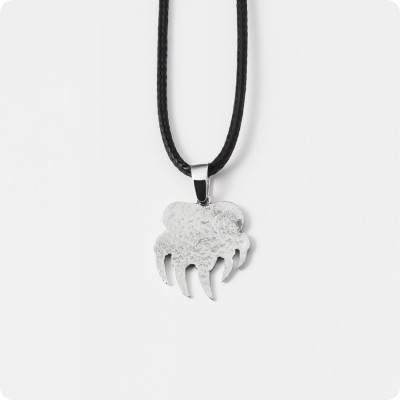 Медвежья лапа - печать Велеса (Волоса) из серебра