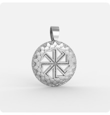 Оберег Коловрат из серебра (Горыныч)