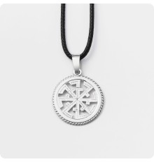 Оберег Светоч из серебра в круге