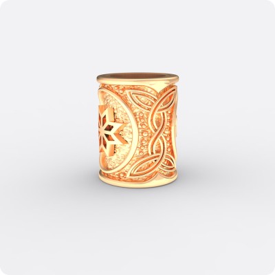 Шарм - богатырь из золота с оберегом Алатырь