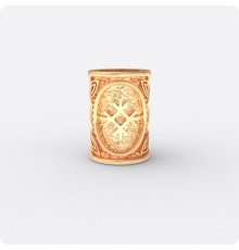 Шарм - богатырь из золота с оберегом Целебник