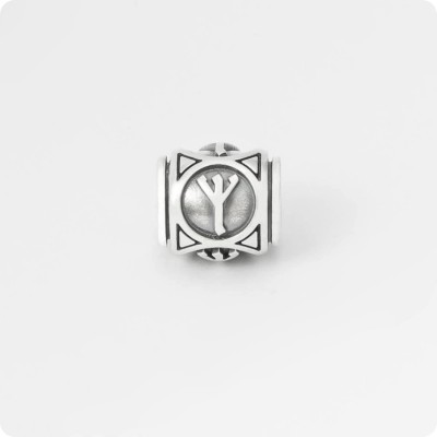 Шарм - бусина из серебра - Руна Мир