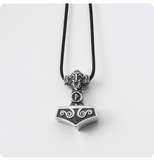 Молот Тора Мьёльнир (Mjolnir) из серебра