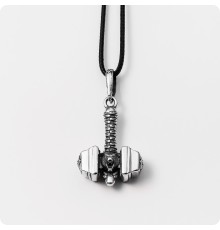 Молот с Оберегом Валькирия из серебра