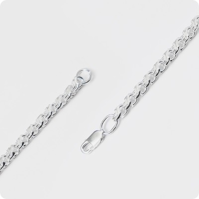 Серебряный браслет плетение Москвичка