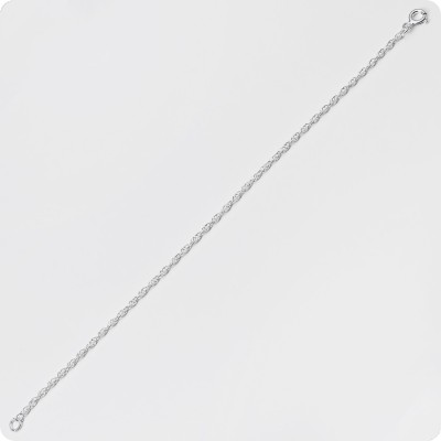 Серебряный браслет плетение Кордовая Двойная